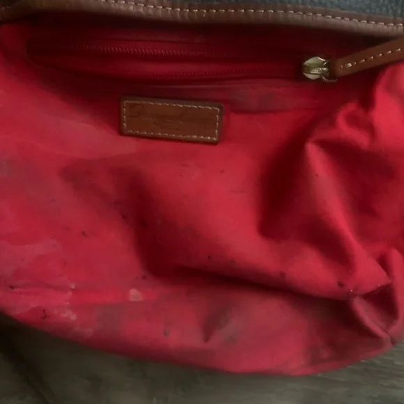 vintage Aimee Pebble Dooney & Bourke leather Bucket shoulder bag - Picture 8 of 12